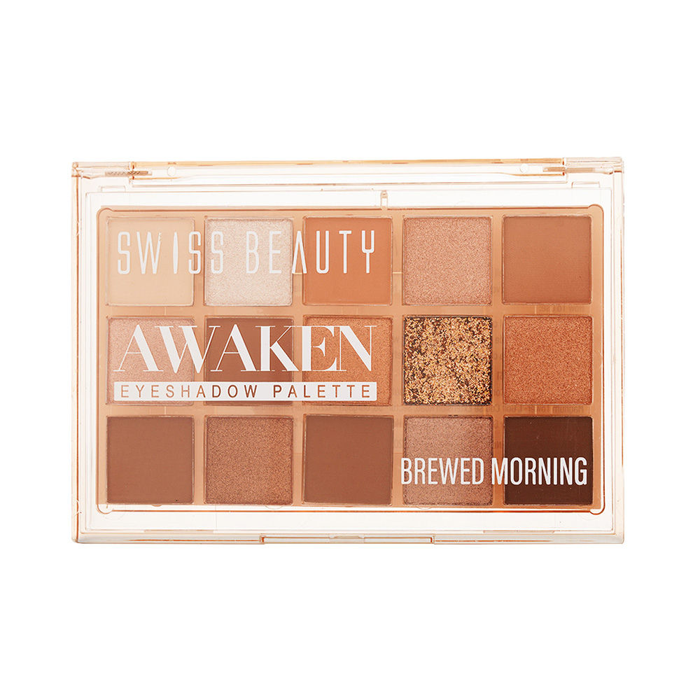 Awaken Eyeshadow Palette , Matte + Shimmer Finish , Long-Lasting
