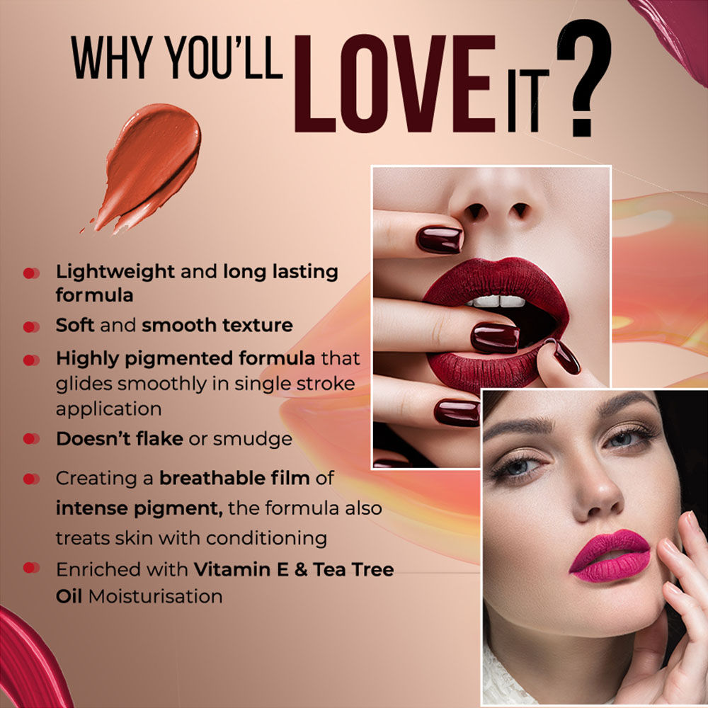 Powerkiss Vegan Matte Lipcolor