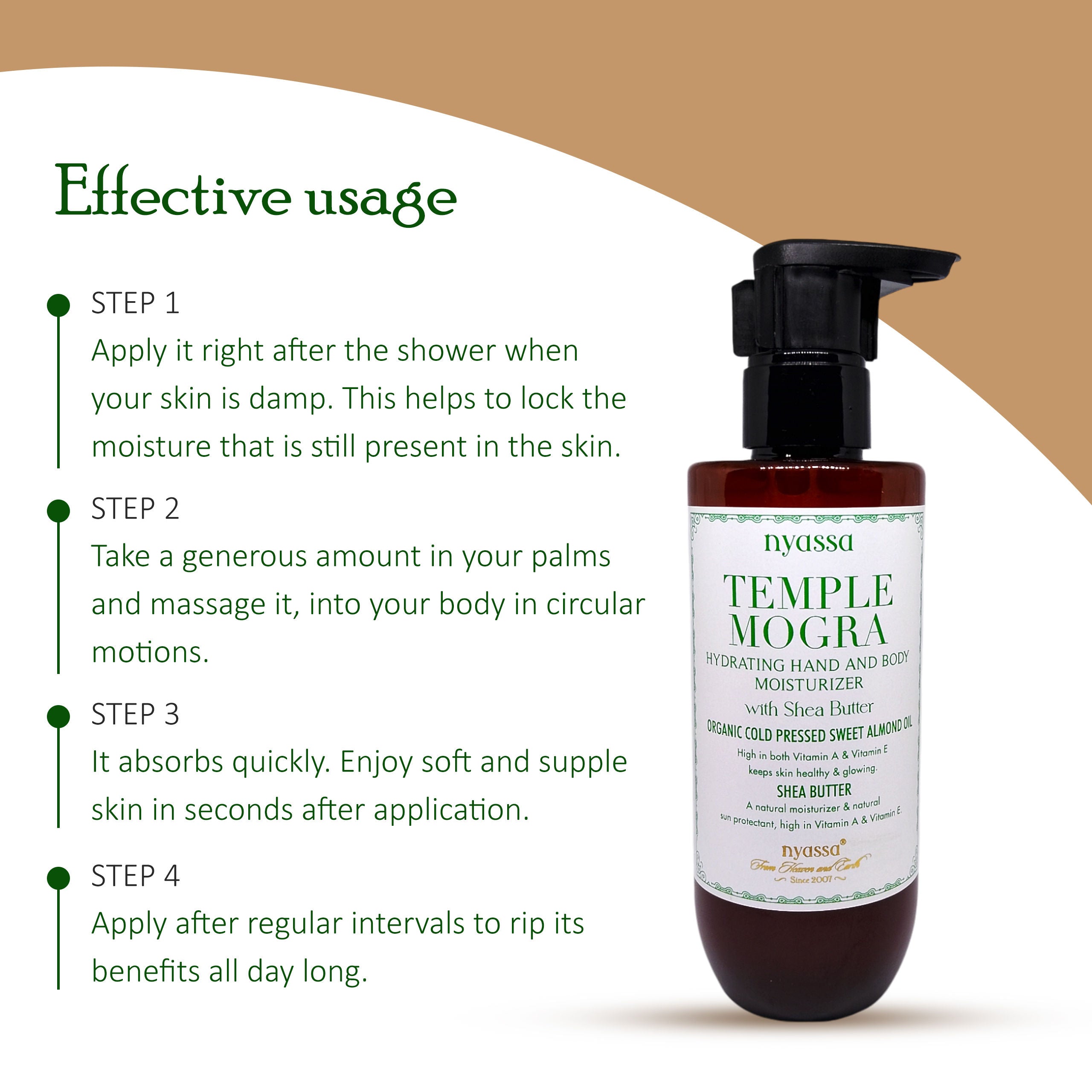 Temple Mogra Hand And Body Moisturizer