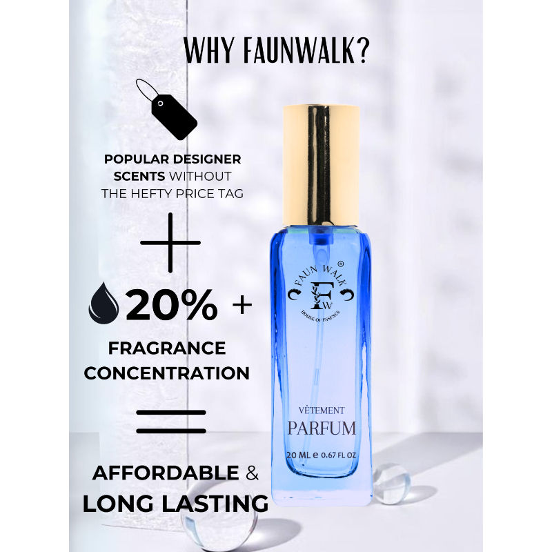 Faunwalk Moksha- Travel Size Mini Perfume That Smells Like Roja Elysium- Fruity Notes For Men