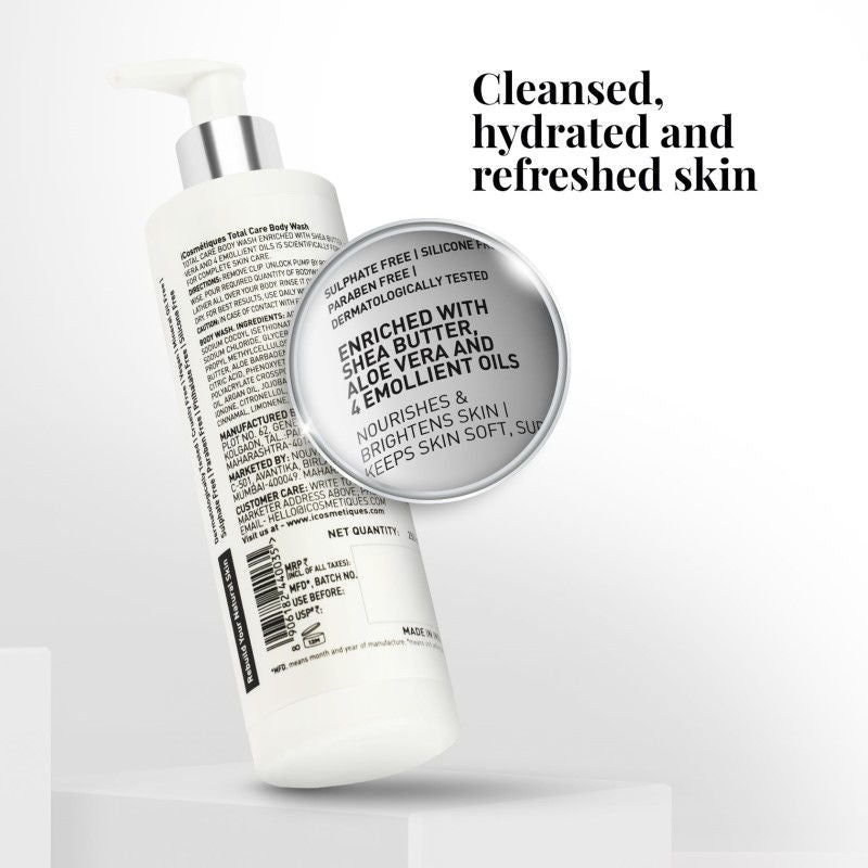 Sulphate Silicone Free Body Wash - Nourishes, Hydrates Skin & Long-Lasting Freshness