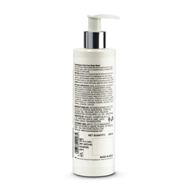 Sulphate Silicone Free Body Wash - Nourishes, Hydrates Skin & Long-Lasting Freshness
