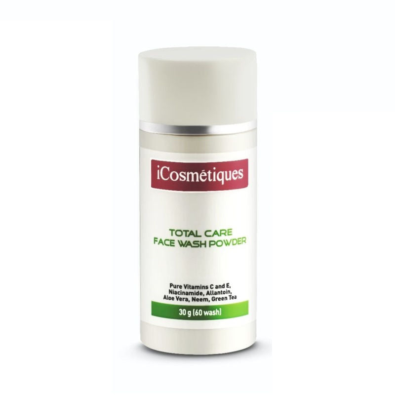 Face Wash Powder-Pure Vitamin C, Niacinamide, Neem, Aloe Vera, Green Tea & Deep Clean