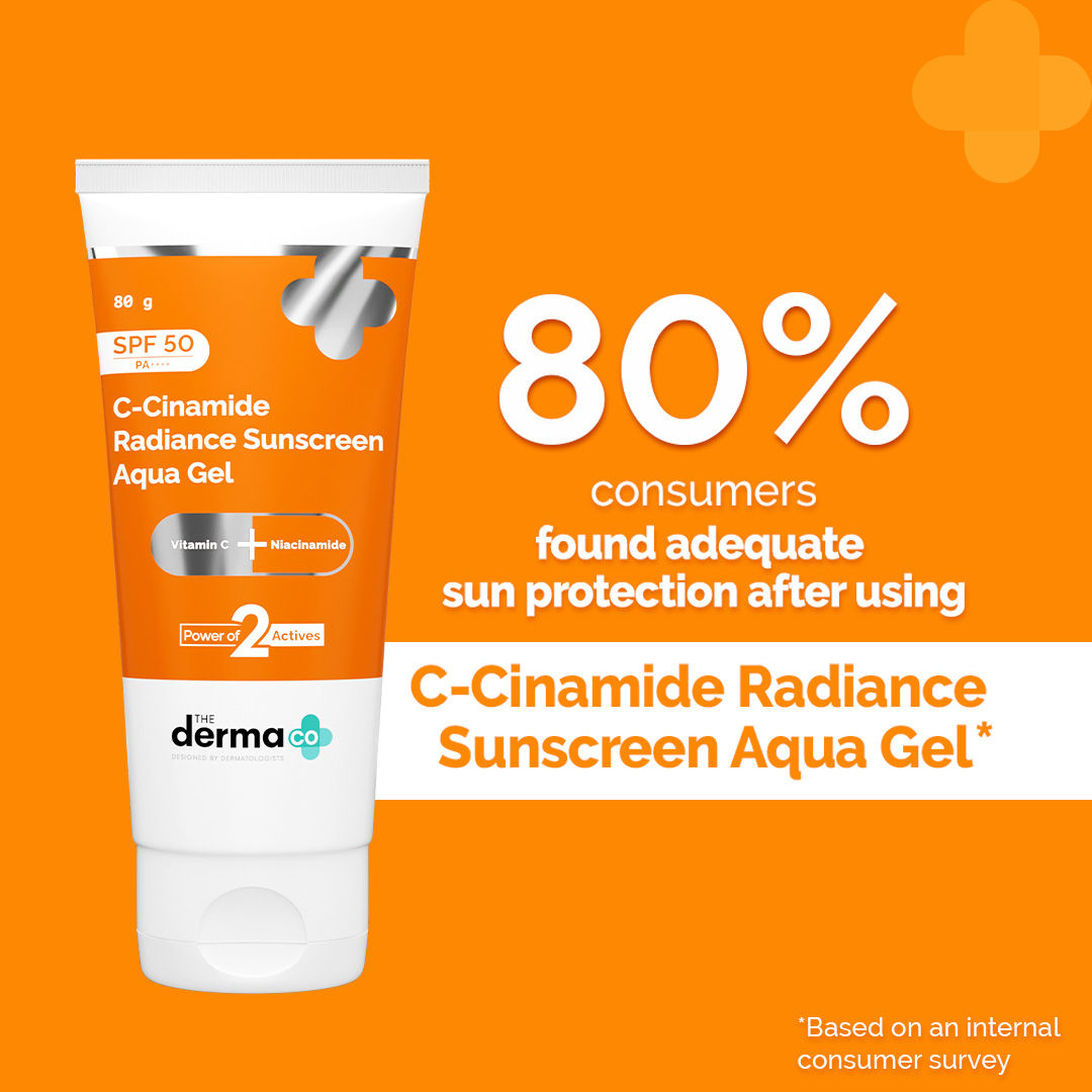 C-Cinamide Sunscreen SPF 50 Aqua Gel PA++++ With Vitamin C & Niacinamide