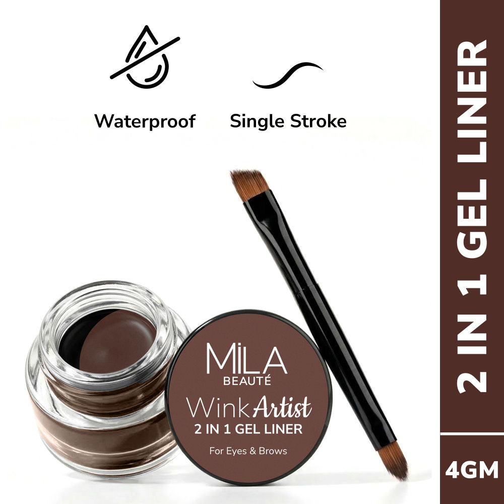 Wink Artist 36Hr Smudge Proof & Waterproof Gel Eyeliner - Brown