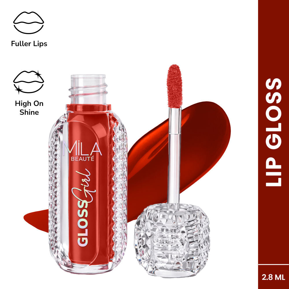 Gloss Girl Lip Gloss with Fuller-Lip Effect & Extra Hydration - 10 Bossy