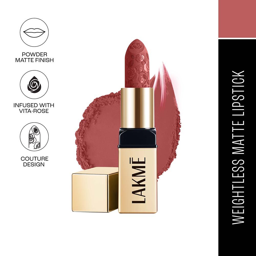 Rouge Bloom Powder Matte Lipstick - Nude Nectar 201