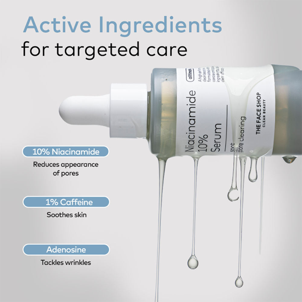 Alltimate Niacinamide 10% Korean Serum - Reduces Oil & Minimizes Pores, for Oily Skin