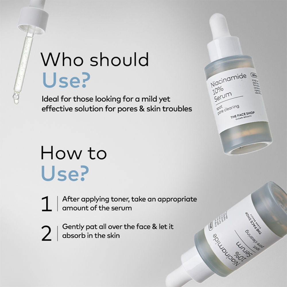 Alltimate Niacinamide 10% Korean Serum - Reduces Oil & Minimizes Pores, for Oily Skin