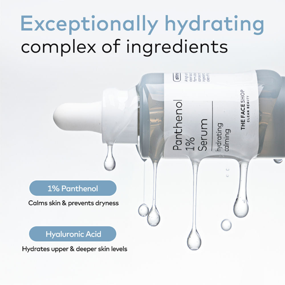 Alltimate Panthenol 1% Korean Serum - Hydrating & Moisturizing with Hyaluronic Acid