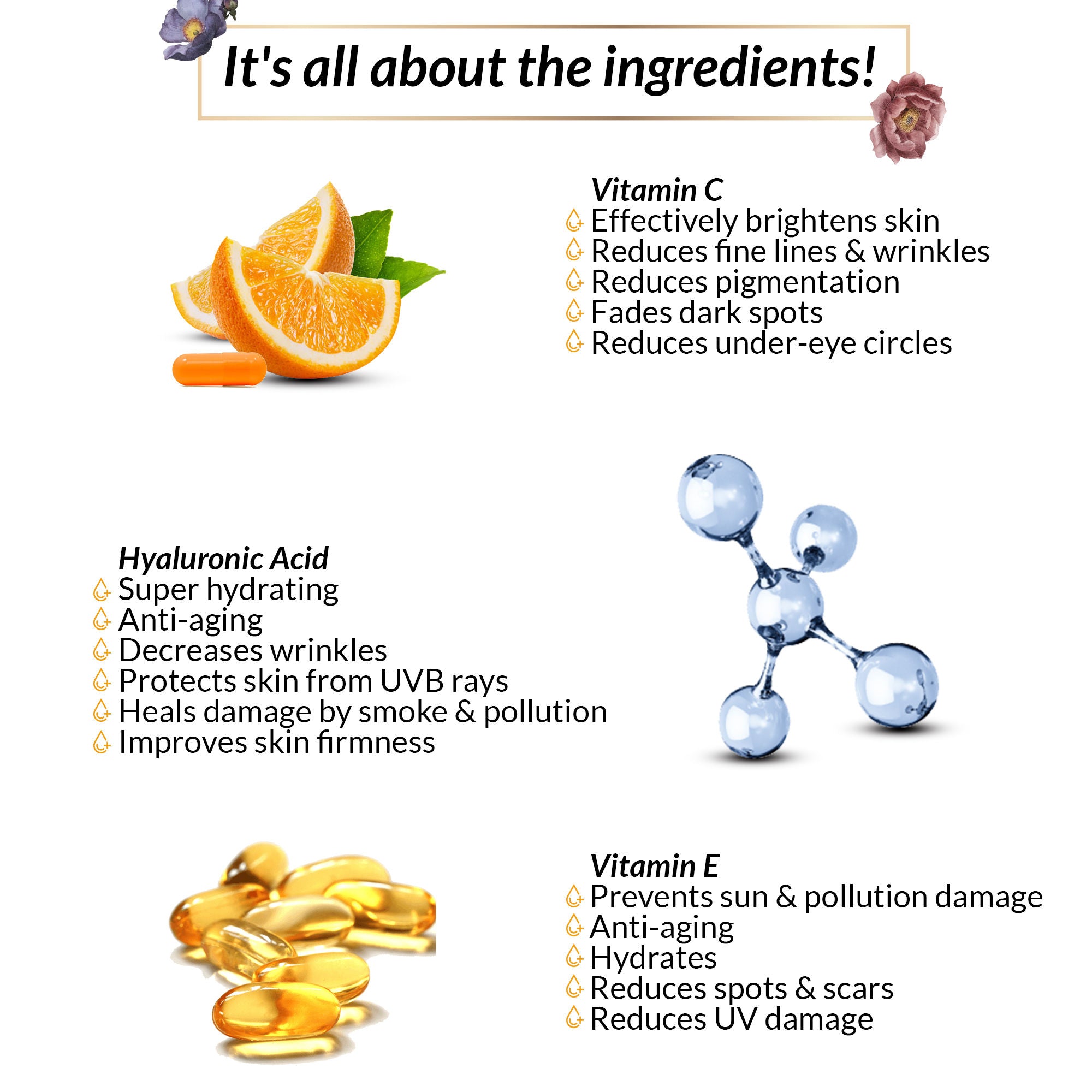 Vitamin C Ultra Glow Serum Helps Lightening Complexion & Delays Aging