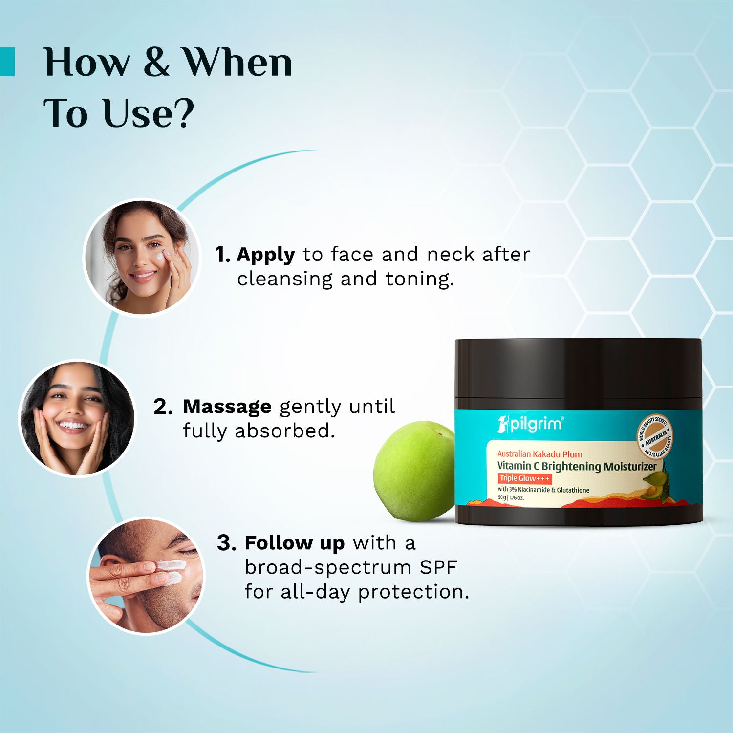 Australian Kakadu Plum Vitamin C Brightening Moisturizer