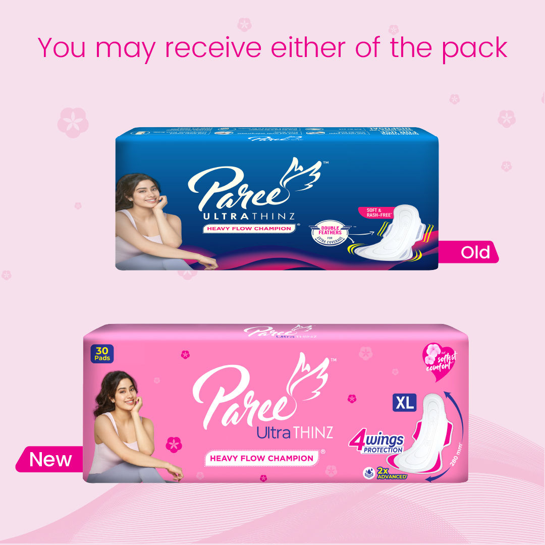 Ultra Thinz 30 Sanitary Pads Soft &Thin Pads Double Feathers for Extra Coverage