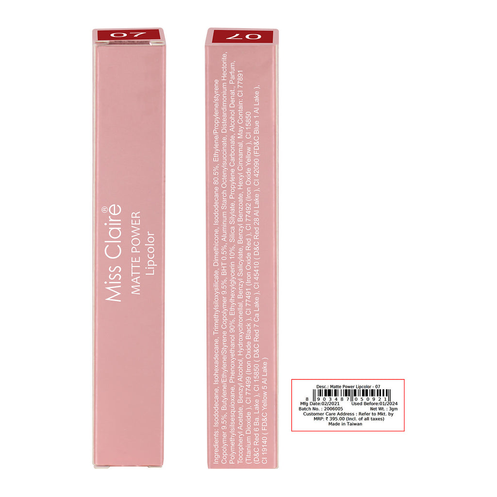 Matte Power Lipcolor