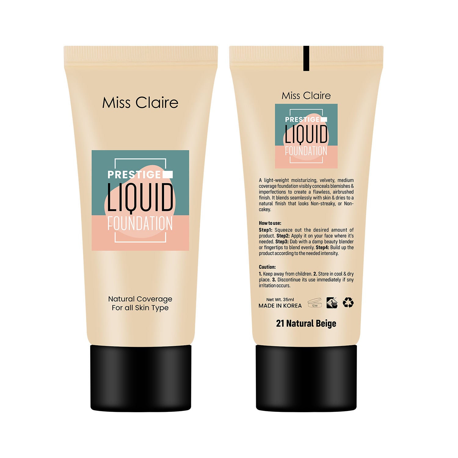 Prestige Liquid Foundation Natural Coverage