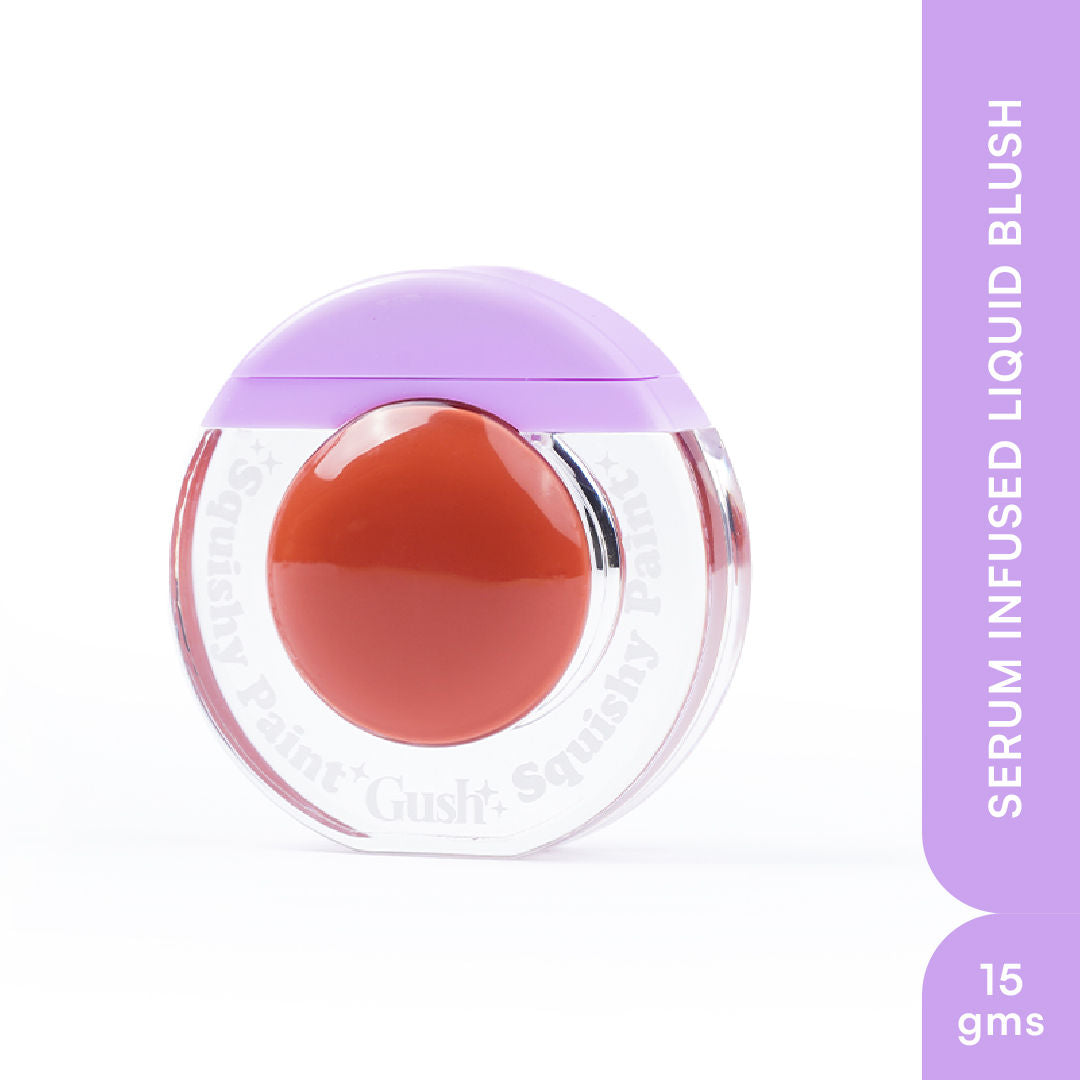Squishy Blush With Niacinamide Lightweight - Rich Coral Red