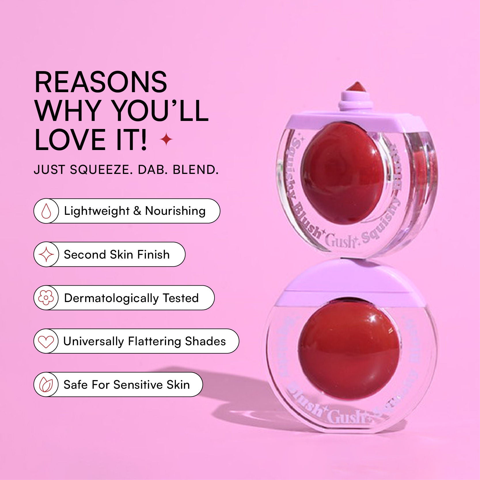 Squishy Blush With Niacinamide Lightweight