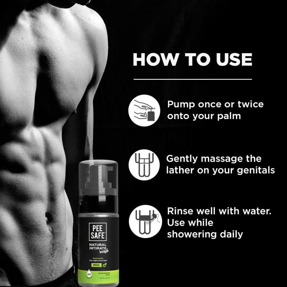 Intimate Wash For Men With Aloevera And Tea Tree For Ichiness & Odour (100ml)