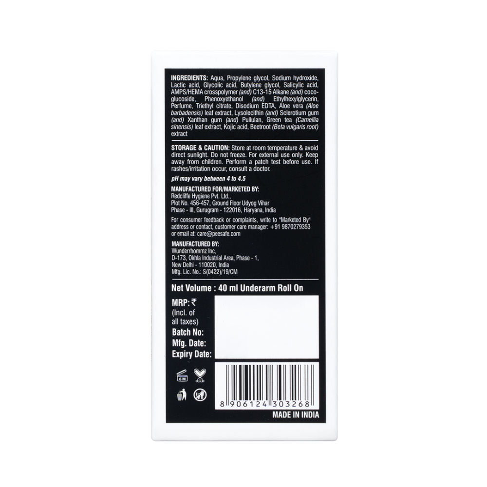 4% AHA BHA Underarm Roll On With Kojic Acid