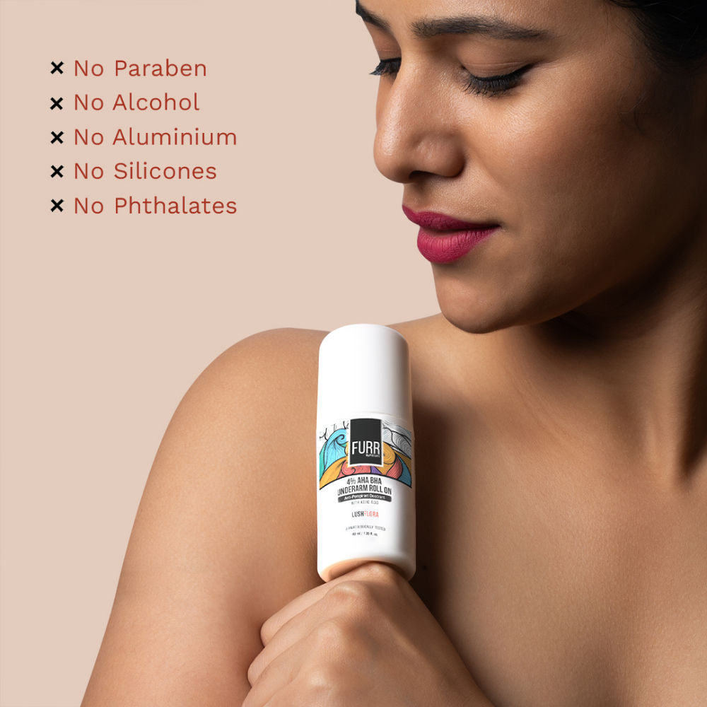 4% AHA BHA Underarm Roll On with Kojic Acid