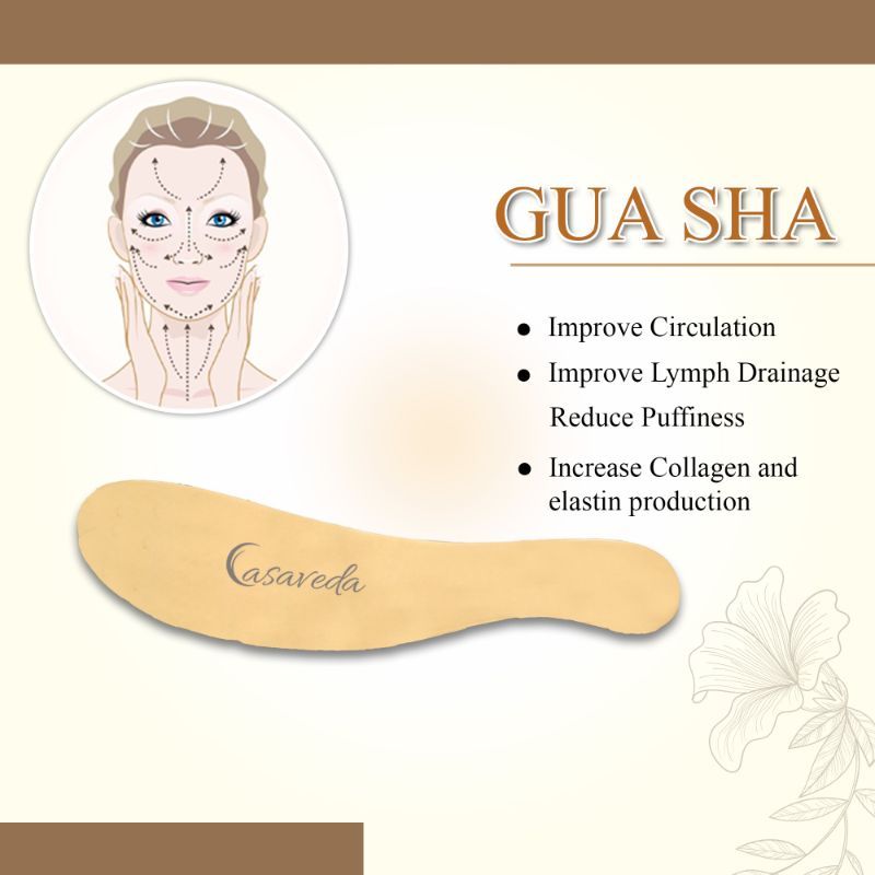 Kansa Gua Sha Muscle Scraper Body Face Massage Tool