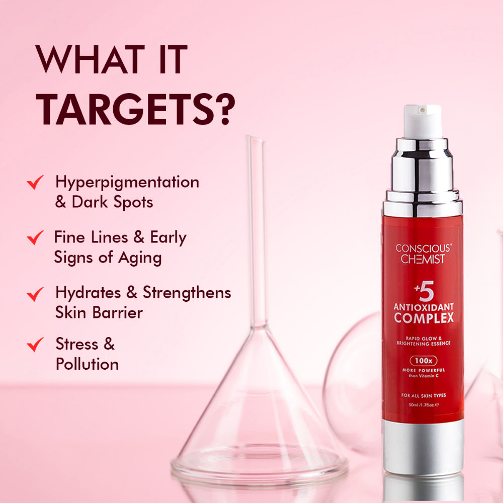 +5 Antioxidant Complex Rapid Glow & Brightening Face Serum