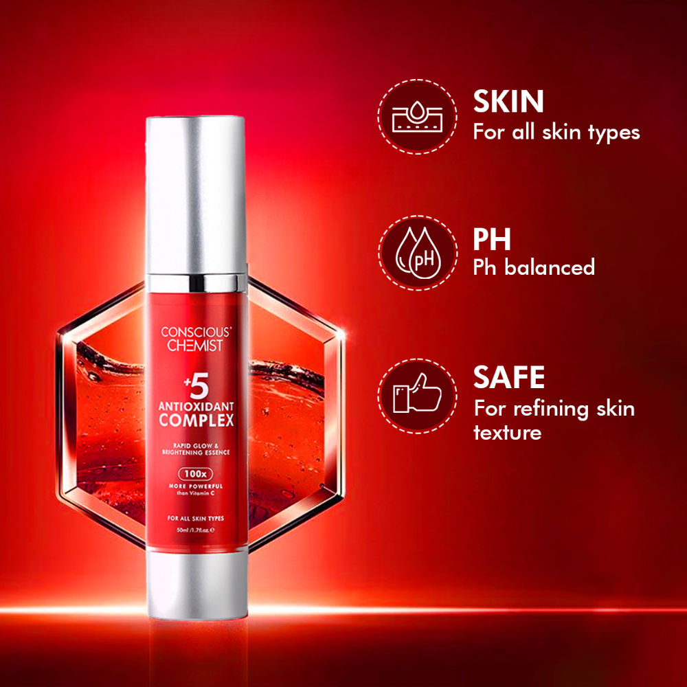 +5 Antioxidant Complex Rapid Glow & Brightening Face Serum