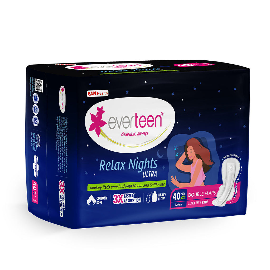 Relax Nights XXL Ultra Thin Overnight Sanitary Pads