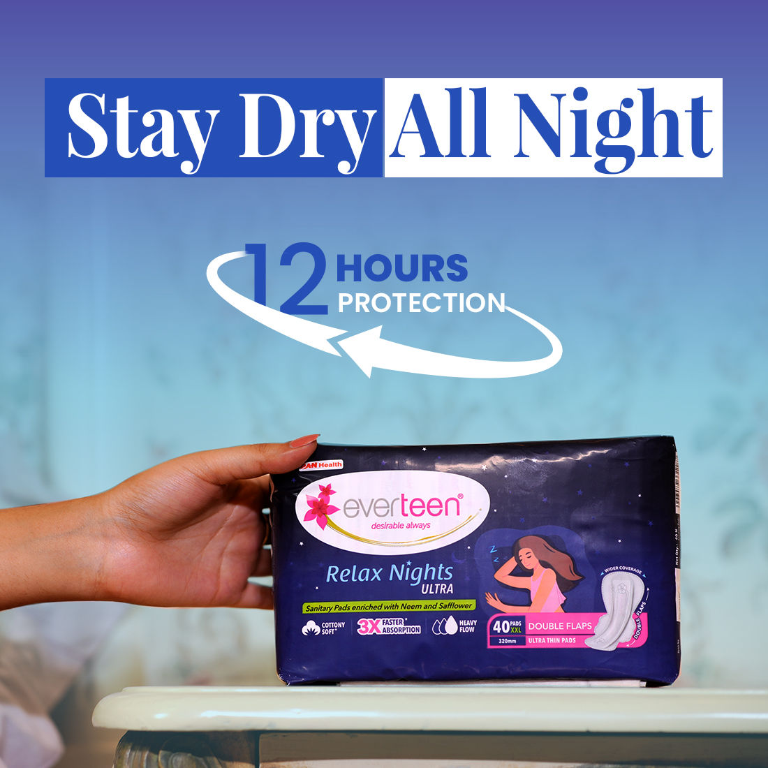 Relax Nights XXL Ultra Thin Overnight Sanitary Pads