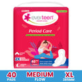 Period Care XL Soft Sanitary Napkins Pads For Medium Flow