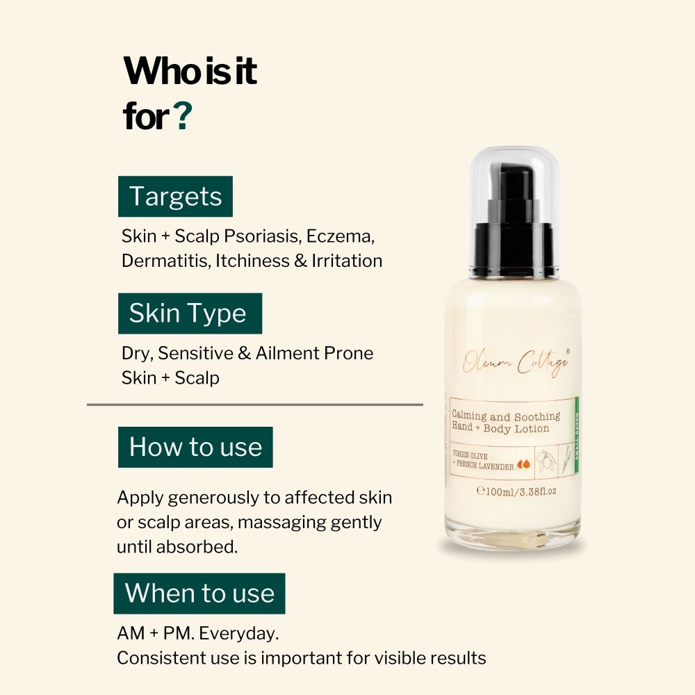 Calming Anti Itch Lotion for Skin + Scalp