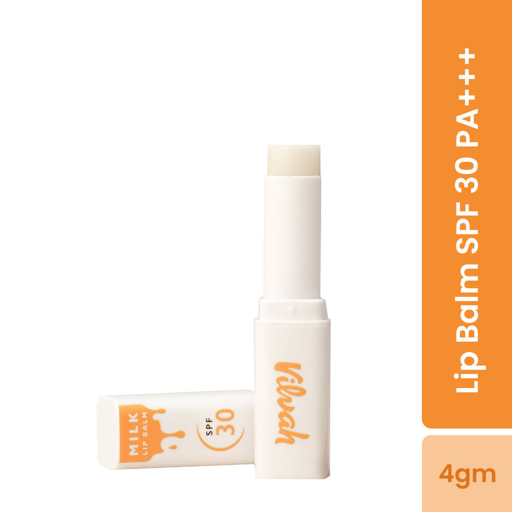 Spf 30 Milk Lip Balm With Uva-Uvb Protection, Enriched With Soy Milk & Vitamin E