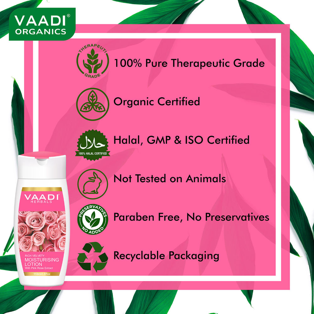 Moisturising Lotion With Pink Rose Extract