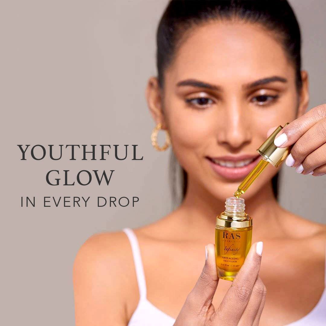 Infinity Anti - Ageing Face Elixir, Lightweight Serum With Vitamin C, A, B5