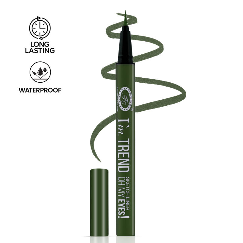 I'M Trend Sketch Eyes Liner - Passion Green