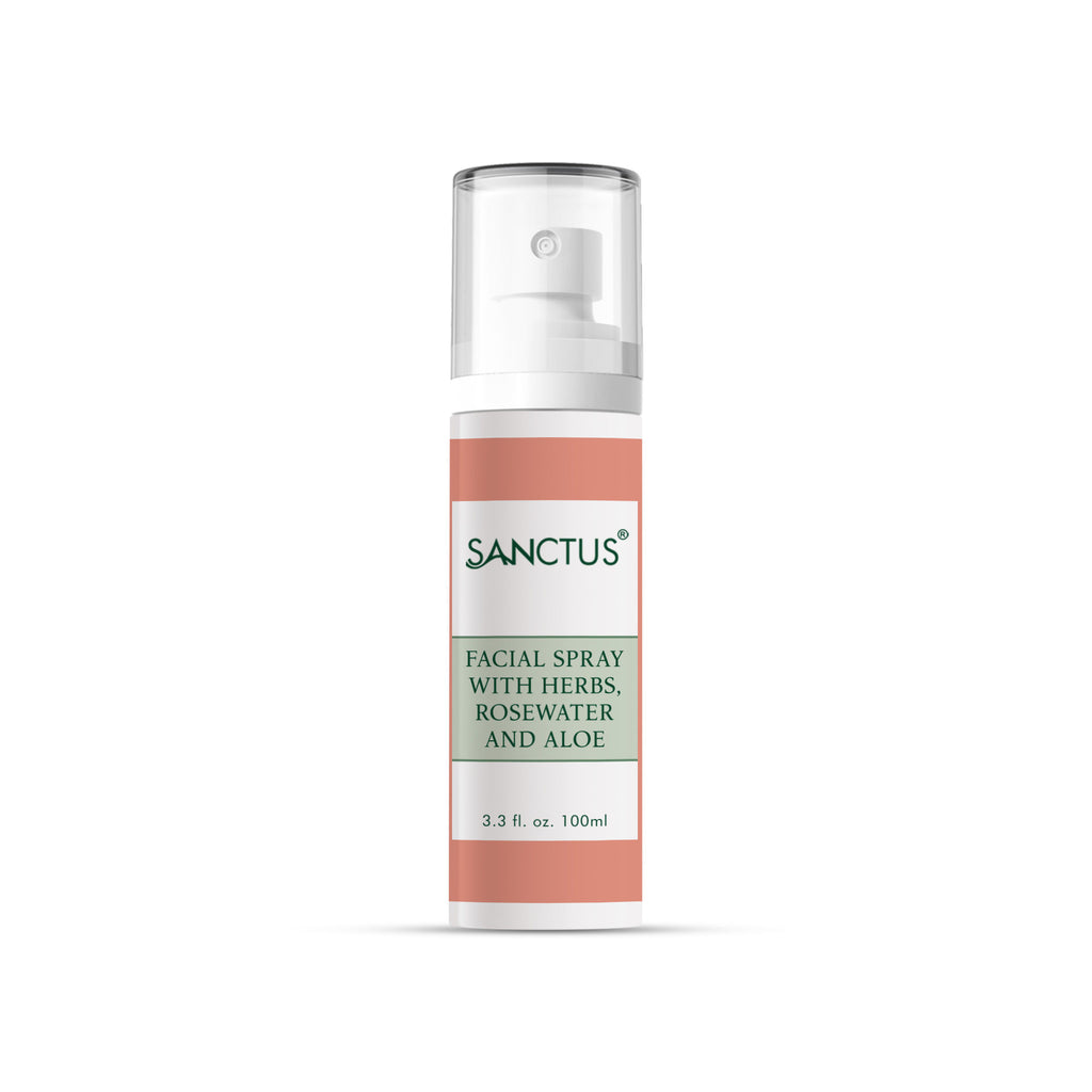 Facial Spray with Herbs & Rose Water