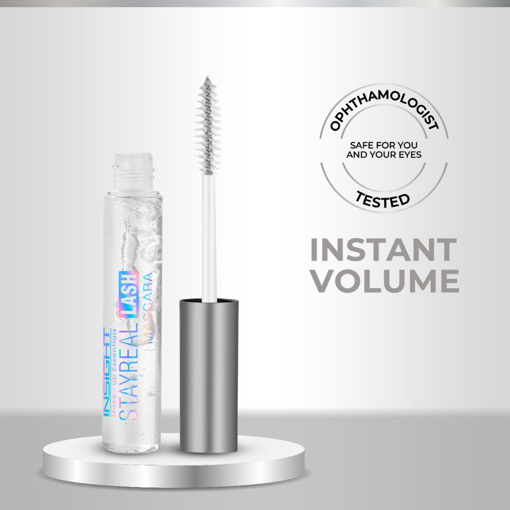 Stay Real Transparent 2 In 1 Brow & Lash Mascara,Sweatproof Long Wear Formula - Transparent