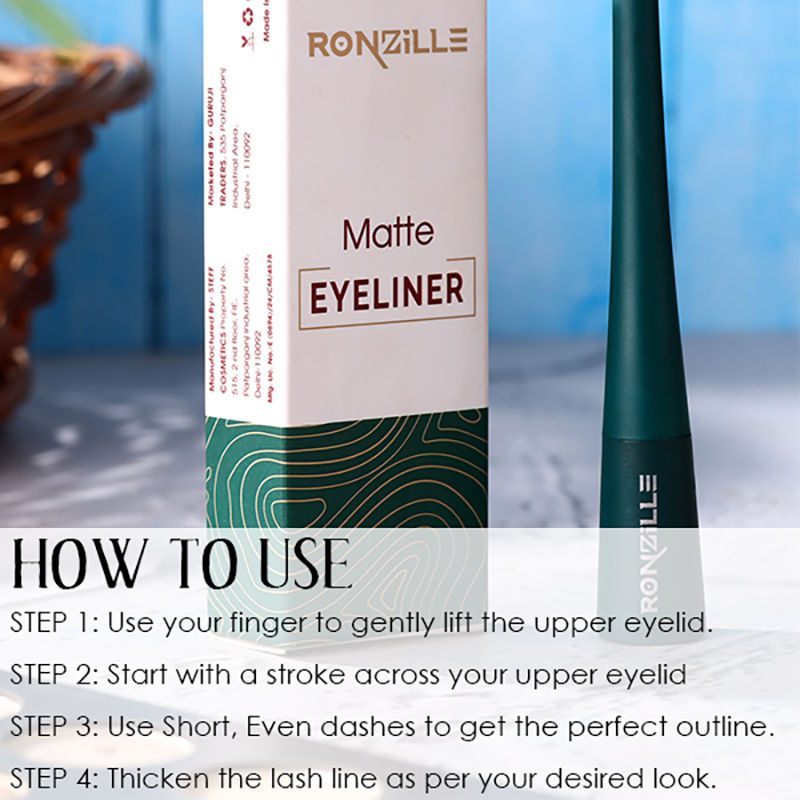 Smudgeproof And Waterproof Liquid Matte Eyeliner