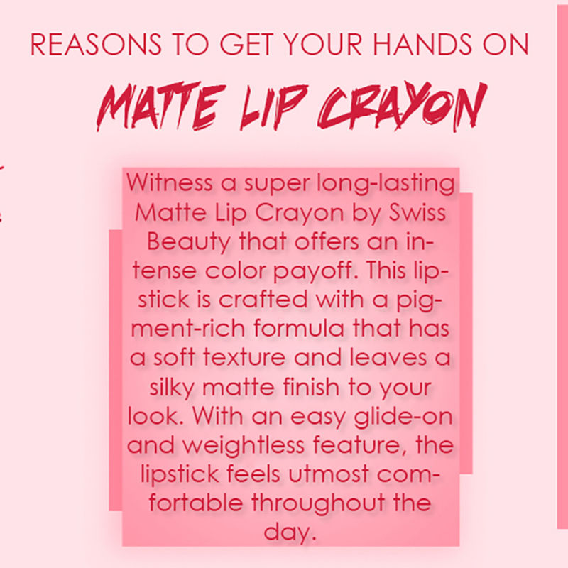 Long Stay Matte Lip Crayon