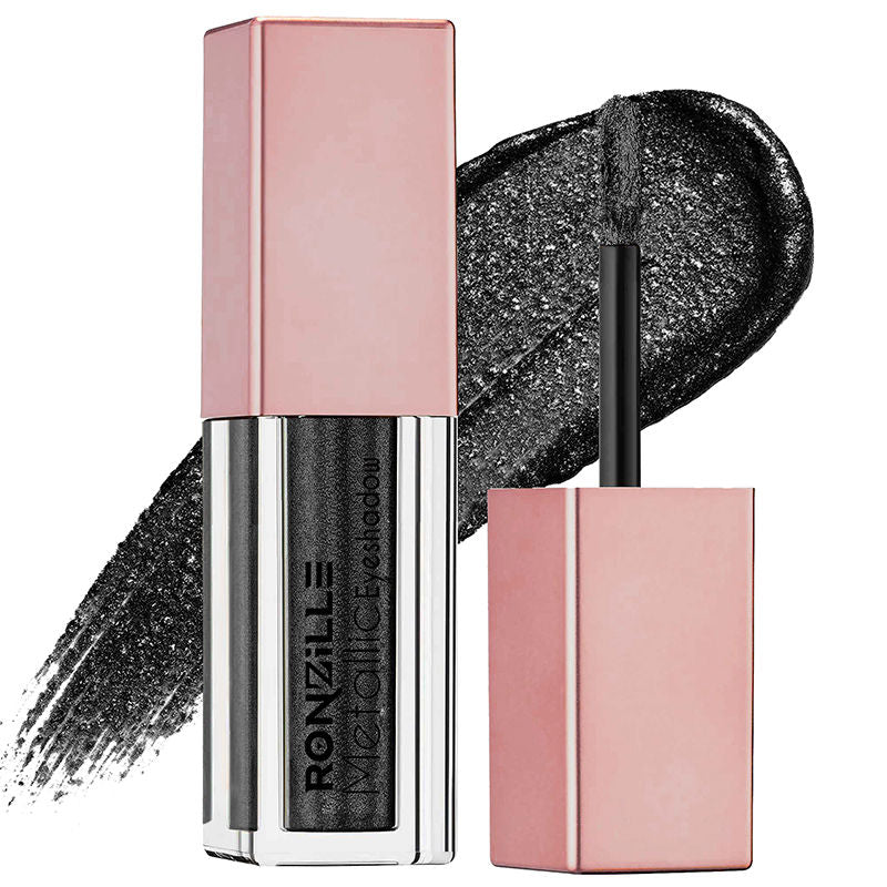 Metallic Glitter Liquid Eye Shadow - Mollen Midnight