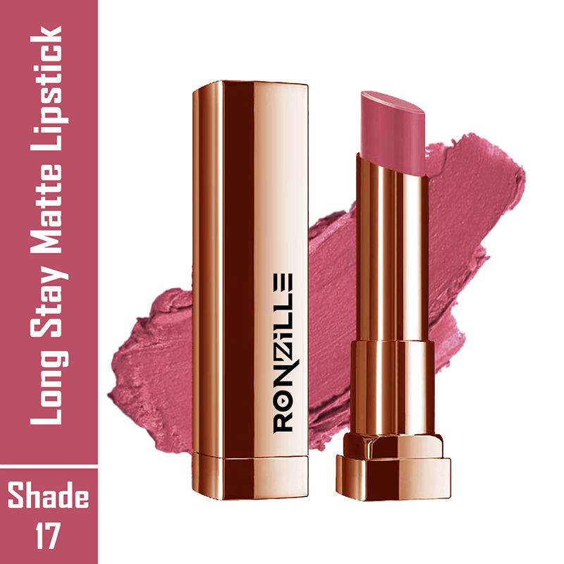 Natural Colored Long Stay Matte Lipstick - Shade 18