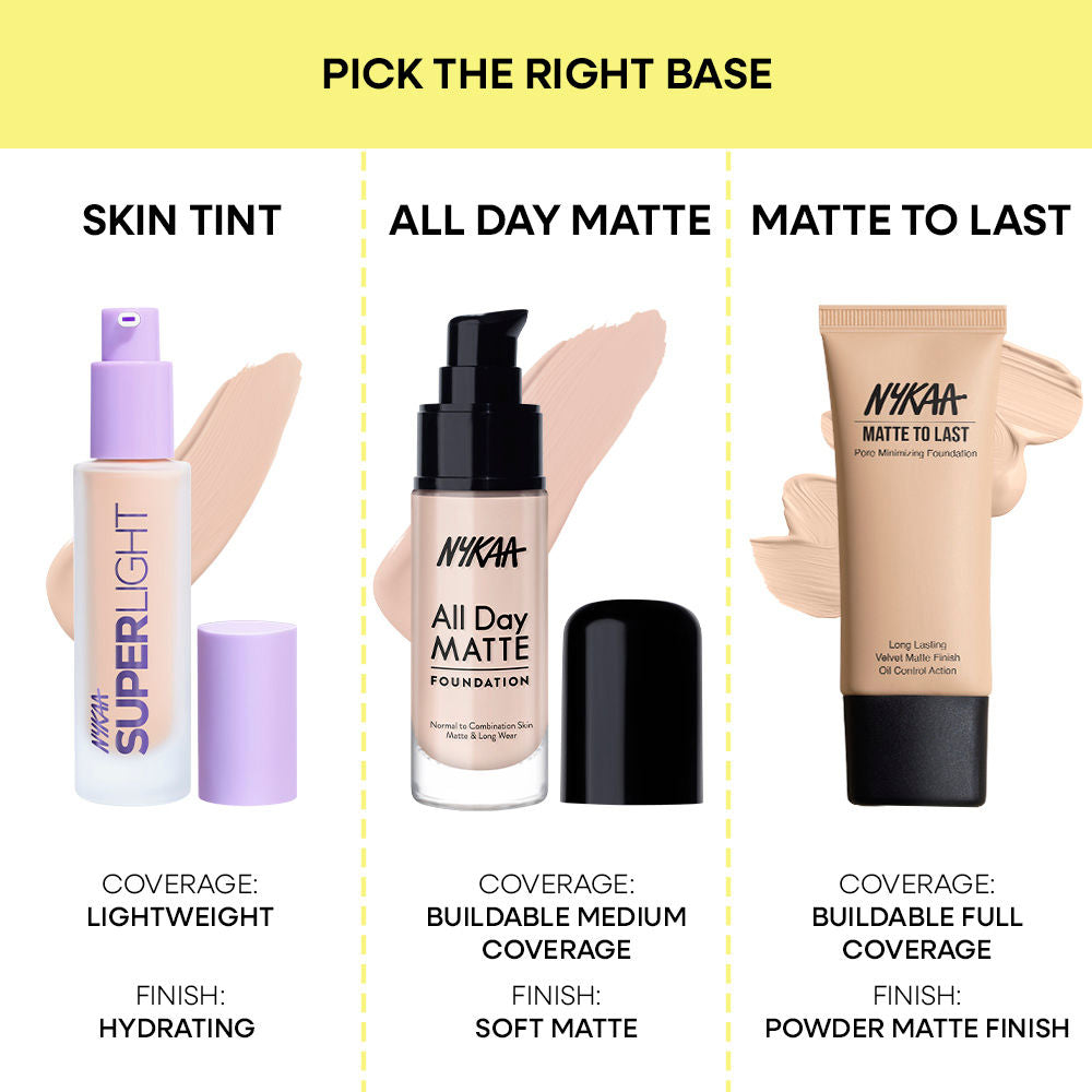 Nykaa Superlight Serum Matte Filter Finish Skin Tint Foundation