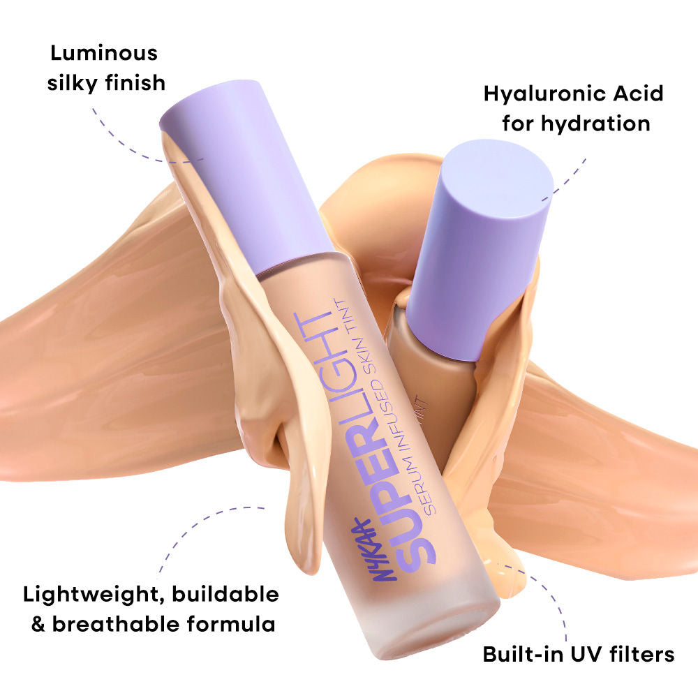 Nykaa Superlight Serum Matte Filter Finish Skin Tint Foundation