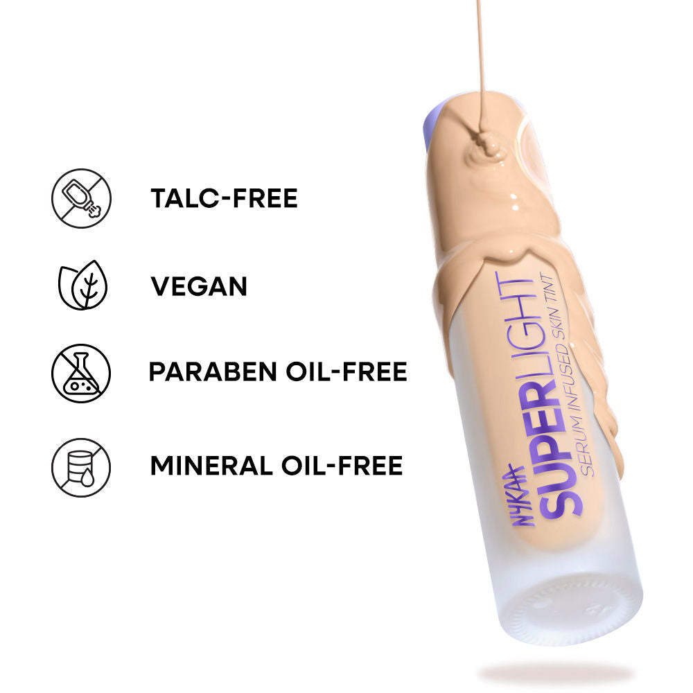 Nykaa Superlight Serum Matte Filter Finish Skin Tint Foundation