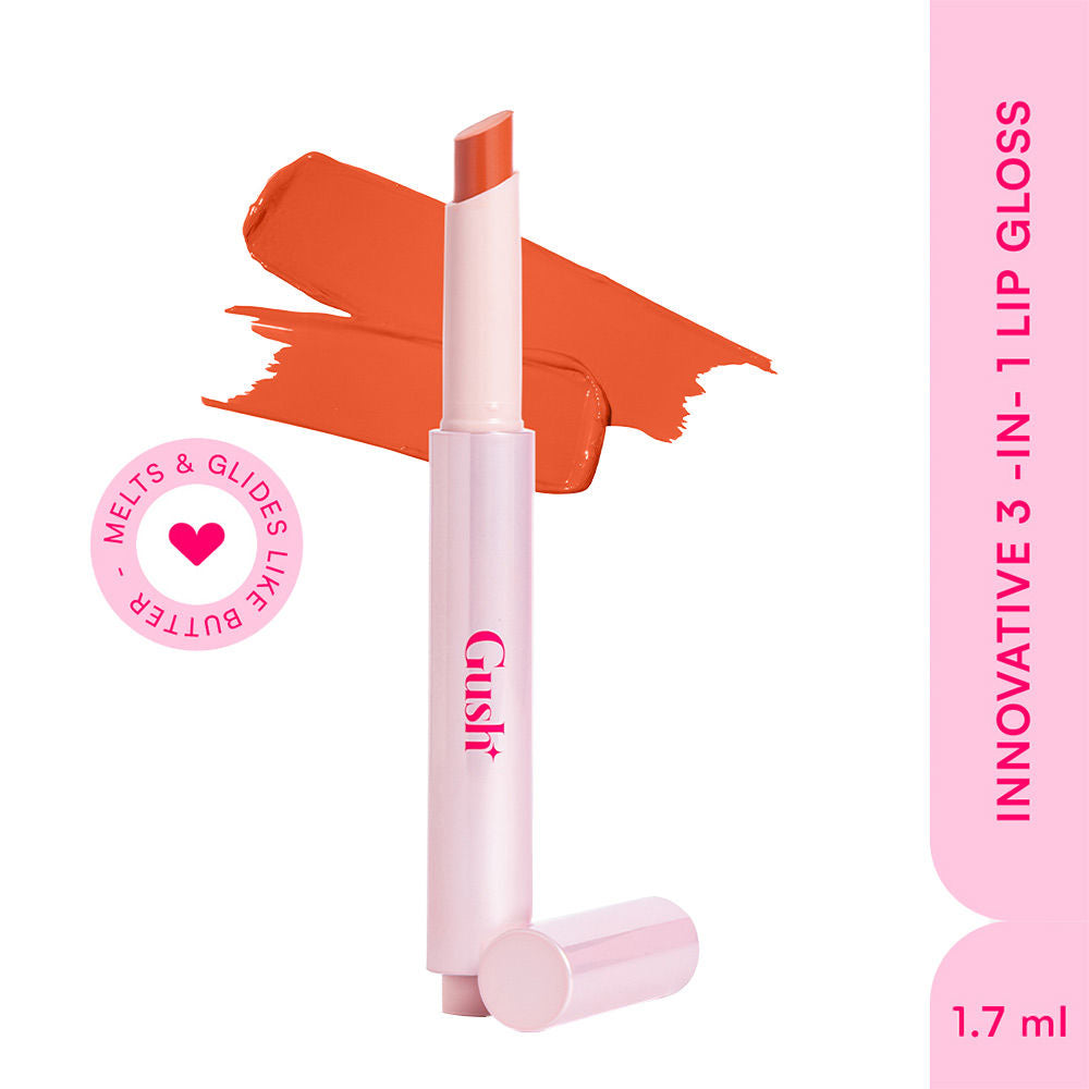 Hybrid Gloss Butter Balm High Shine & Hydrating - Neutral Rosy Beige