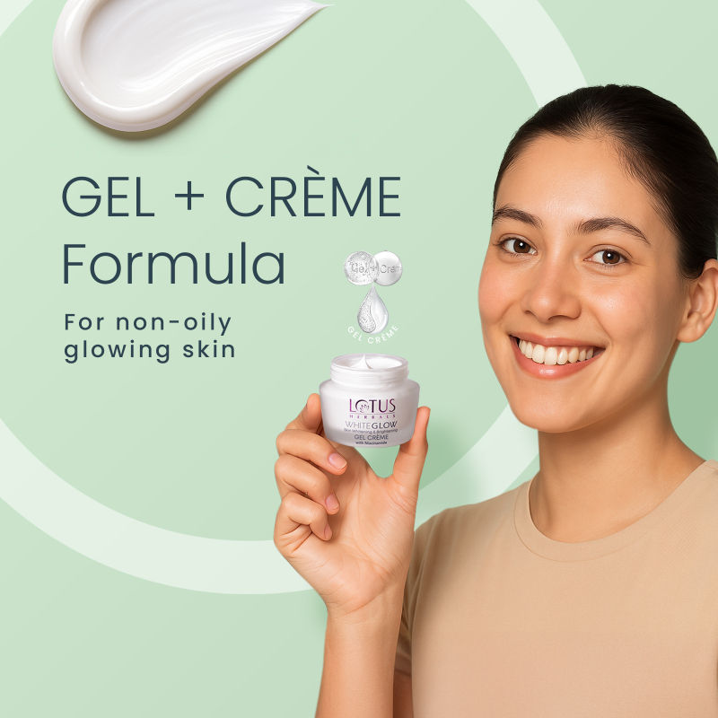 WhiteGlow Skin Whitening & Brightening Gel Cream|With Niacinamide|All Skin Types