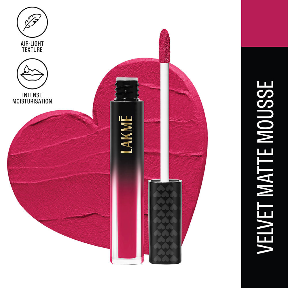 Xtraordin-Airy Velvet Matte Lip Mousse - Right Swipe Pink