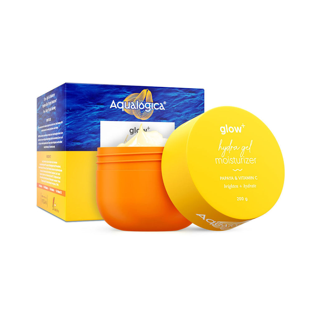 Glow+ Hydra Gel Moisturizer With Papaya & Vitamin C For 24 Hour Intense Hydration