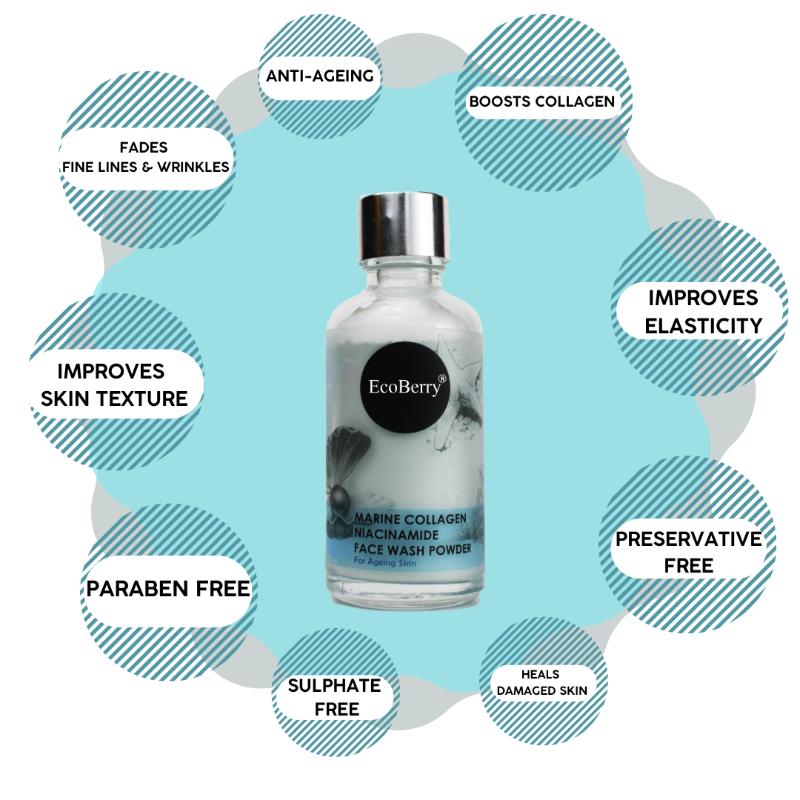 Marine Collagen Face Wash Powder