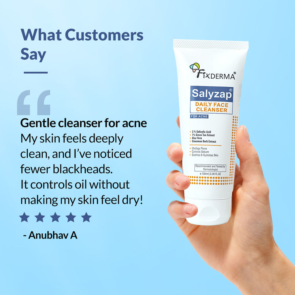 Salyzap 2% Salicylic Acid Face Wash for Oily Skin, Sulphate Free